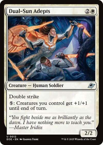 Dual Sun Adepts (EOE) #12 Uncommon (Lightly Played) Edge of Eternities Magic: The Gathering: 2025