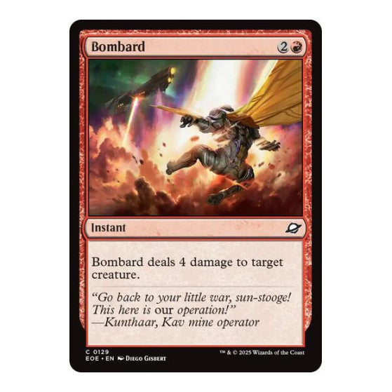 Bombard (EOE) #129 Common Edge of Eternities Magic: The Gathering: 2025