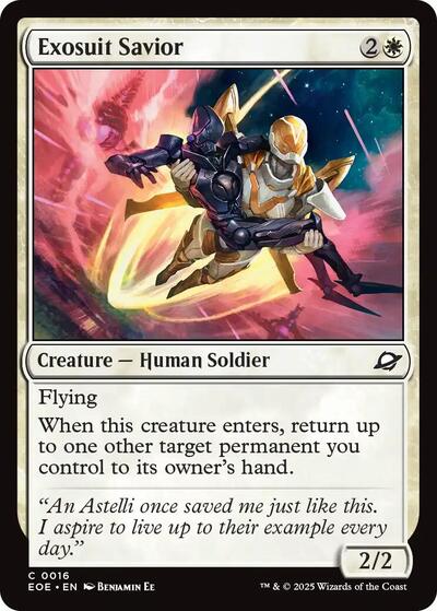 2025 Magic: Edge of Eternities (EOE) - Exosuit Savior (#16, Common) (Lightly Played)