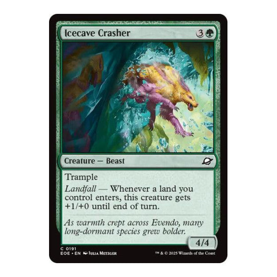 Icecave Crasher (EOE) #191 Common Edge of Eternities Magic: The Gathering: 2025
