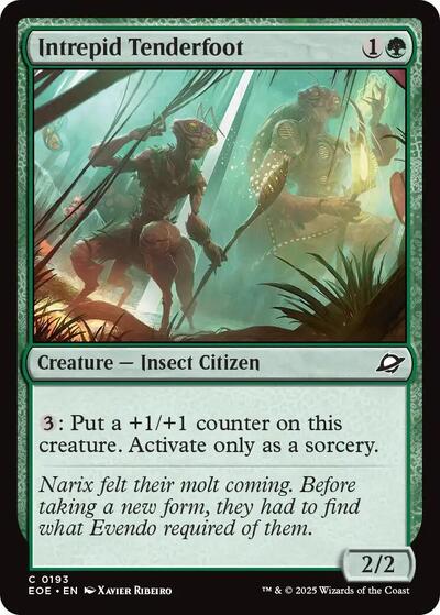 Intrepid Tenderfoot (EOE) #193 Common (Lightly Played) Edge of Eternities Magic: The Gathering: 2025