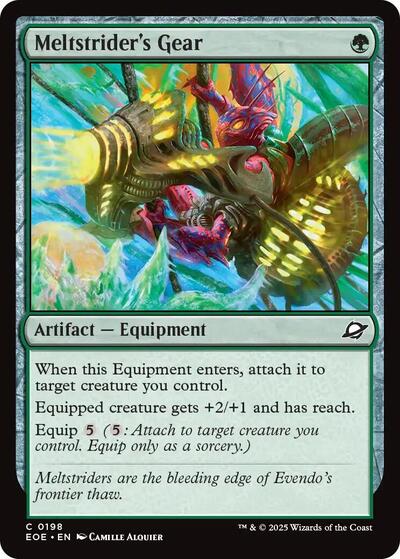 Meltstriders Gear (EOE) #198 Common Edge of Eternities Magic: 2025