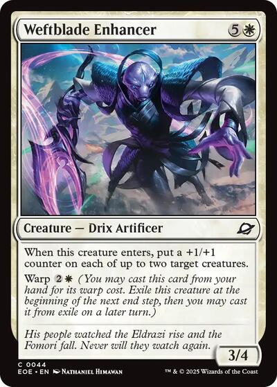 Weftblade Enhancer (EOE) #44 Common (Lightly Played) Edge of Eternities Magic: 2025