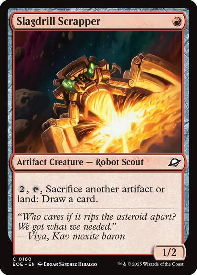 Slagdrill Scrapper (EOE) #160 Common (Lightly Played) Edge of Eternities Magic: 2025
