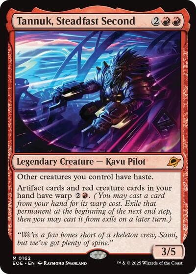 Tannuk Steadfast Second (EOE) #162 Mythic Rare (Moderately Played) Edge of Eternities Magic: The Gathering: 2025