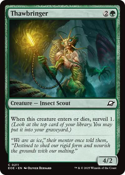 Thawbringer (EOE) #211 Common (Lightly Played) Edge of Eternities Magic: The Gathering: 2025