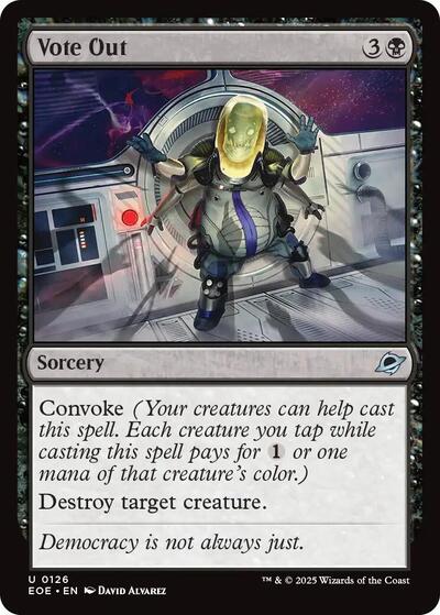 Vote Out (EOE) #126 Uncommon (Lightly Played) Edge of Eternities Magic: 2025