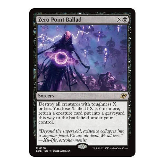 Zero Point Ballad (EOE) #128 Rare Edge of Eternities Magic: The Gathering: 2025