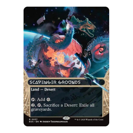 Scavenger Grounds (0037) (Borderless) (EOS) #37 Rare (Lightly Played) Edge of Eternities: Stellar Sights Magic: The Gathering: 2025