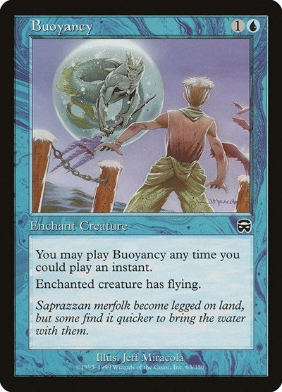 Buoyancy (MMQ) #63 Common (Lightly Played) Mercadian Masques Magic: The Gathering: 1999