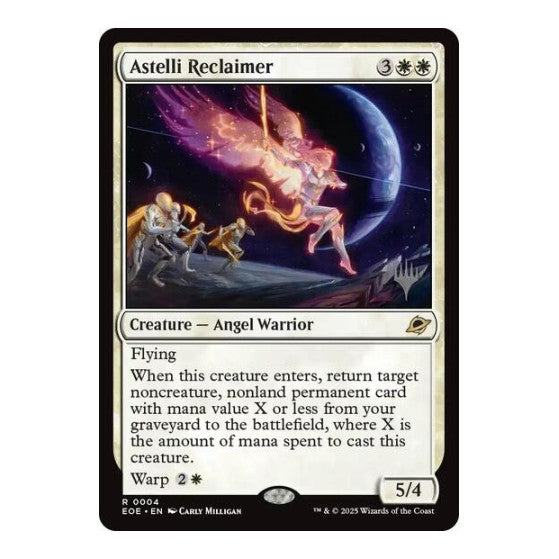 Astelli Reclaimer (PPEOE) #4 Rare (Lightly Played) Promo Pack: Edge of Eternities Magic: The Gathering: 2025