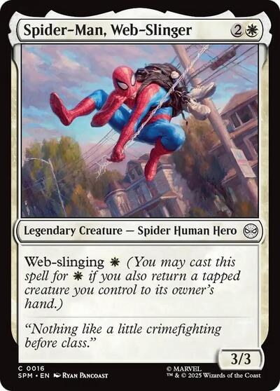 Spider Man Web Slinger (SPM) #16 Common (Lightly Played) Marvel's Spider-Man Magic: 2025