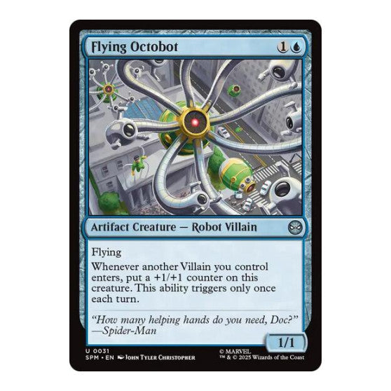 Flying Octobot (SPM) #31 Uncommon Marvel's Spider-Man Magic: The Gathering: 2025