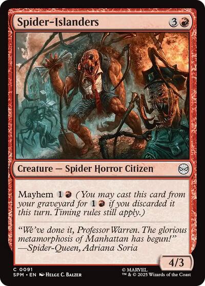 Spider-Islanders (SPM) #91 Common (Lightly Played) Marvel's Spider-Man Magic: The Gathering: 2025