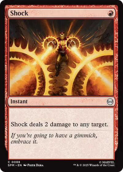 Shock (SPM) #88 Common (Lightly Played) Marvel's Spider-Man Magic: The Gathering: 2025