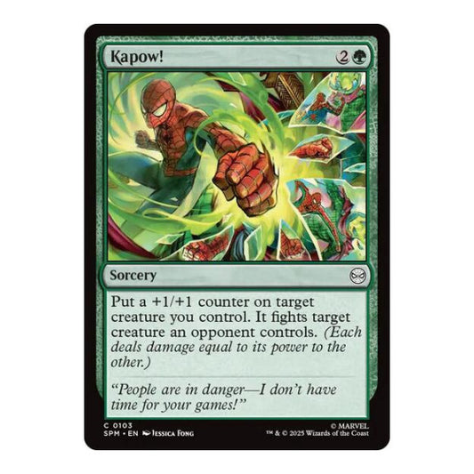 Kapow! (SPM) #103 Common Marvel's Spider-Man Magic: The Gathering: 2025