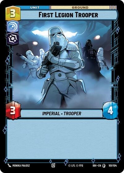 First Legion Trooper 101 104 (IBH) #101/104 Special (Near Mint) Intro Battle: Hoth Star Wars: Unlimited: 2025