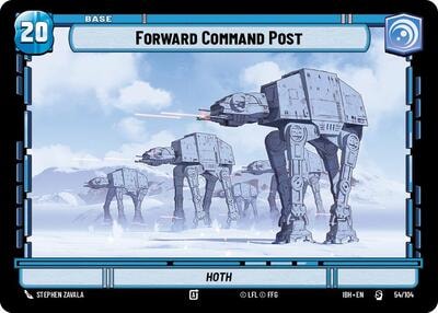 Forward Command Post (IBH) #54/104 Special (Near Mint) Intro Battle: Hoth Star Wars: Unlimited: 2025