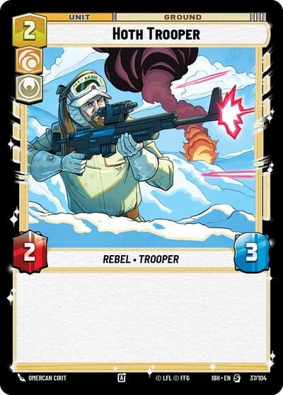Hoth Trooper (IBH) #37/104 Special (Near Mint) Intro Battle: Hoth Star Wars: Unlimited: 2025