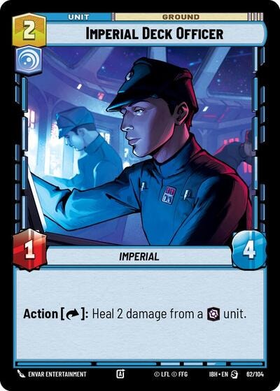 Imperial Deck Officer (IBH) #62/104 Special (Near Mint) Intro Battle: Hoth Star Wars: Unlimited: 2025