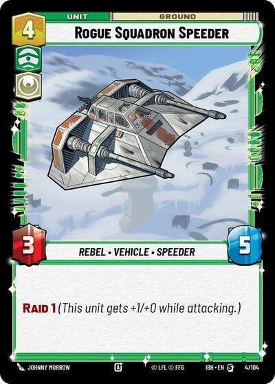 Rogue Squadron Speeder (IBH) #4/104 Special (Near Mint) Intro Battle: Hoth Star Wars: Unlimited: 2025
