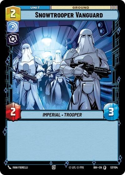 Snowtrooper Vanguard (IBH) #57/104 Special (Near Mint) Intro Battle: Hoth Star Wars: Unlimited: 2025