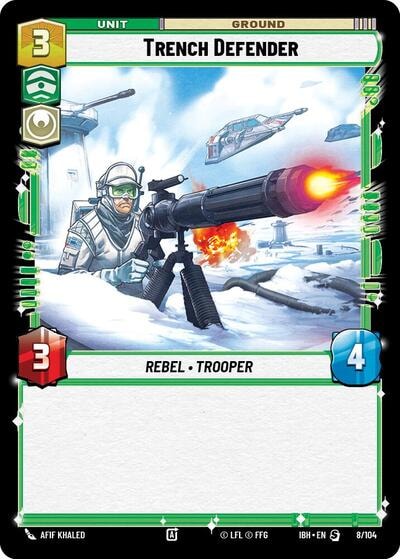 Trench Defender (IBH) #8/104 Special (Near Mint) Intro Battle: Hoth Star Wars: Unlimited: 2025