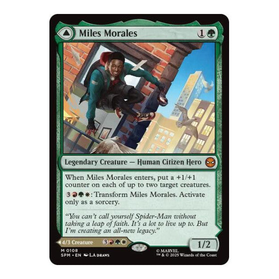 Miles Morales (SPM) #108 Mythic Rare Marvel's Spider-Man Magic: The Gathering: 2025