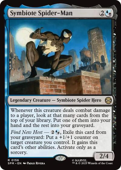 Symbiote Spider-Man (SPM) #156 Rare (Lightly Played) Marvel's Spider-Man Magic: The Gathering: 2025