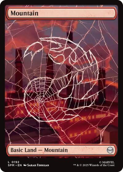 2025 Magic: Marvel's Spider-Man (SPM) - Mountain 0192 (#192, Land)