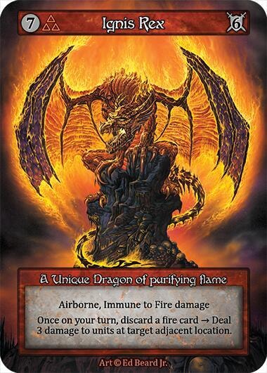 Ignis Rex (SCRDL) Unique (Near Mint) Dragonlord Sorcery: Contested Realm: 2025