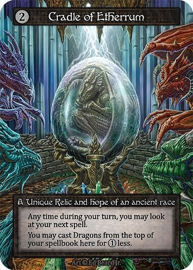 Cradle of Etherrum (SCRDL) Unique (Near Mint) Dragonlord Sorcery: Contested Realm: 2025