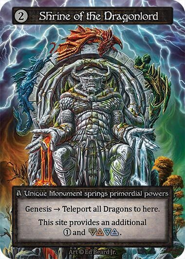 Shrine of the Dragonlord (SCRDL) Unique (Near Mint) Dragonlord Sorcery: Contested Realm: 2025