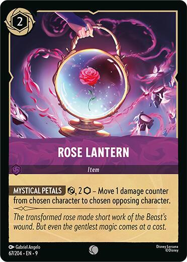 Rose Lantern (9) #67/204 Common (Near Mint) Fabled Lorcana TCG: 2025