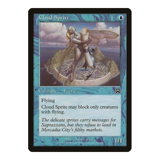 Cloud Sprite (MMQ) #67 Common (Lightly Played) Mercadian Masques Magic: The Gathering: 1999
