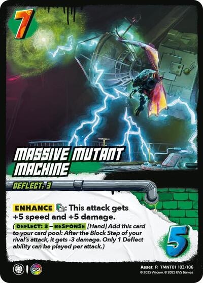 Massive Mutant Machine (TMNT) #TMNT01 183/186 Rare (Foil Near Mint) Teenage Mutant Ninja Turtles UniVersus: 2025