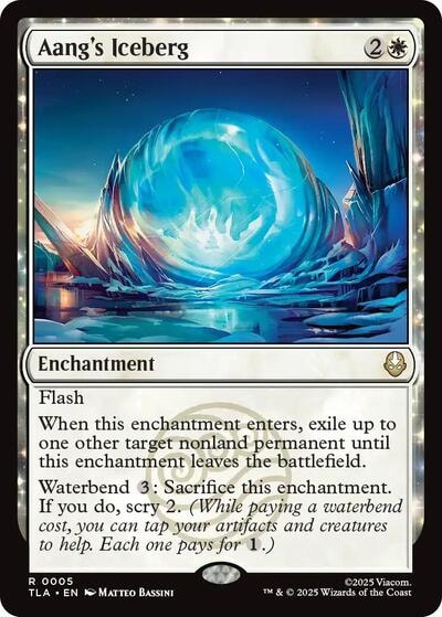Aang's Iceberg (TLA) #5 Rare (Lightly Played) Avatar: The Last Airbender Magic: The Gathering: 2025