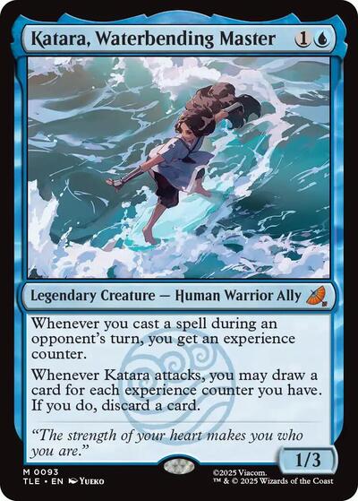 Katara Waterbending Master (TLE) #93 Mythic Rare (Foil Near Mint) Avatar: The Last Airbender: Eternal-Legal Magic: The Gathering: 2025