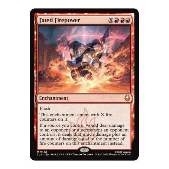 Fated Firepower (TLA) #132 Mythic Rare Avatar: The Last Airbender Magic: The Gathering: 2025