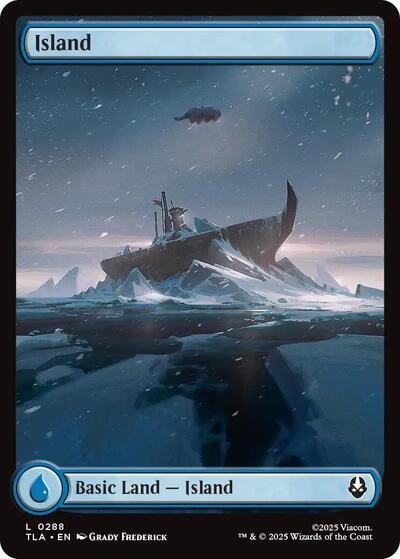 Island (0288) (TLA) #288 Land (Lightly Played) Avatar: The Last Airbender Magic: The Gathering: 2025