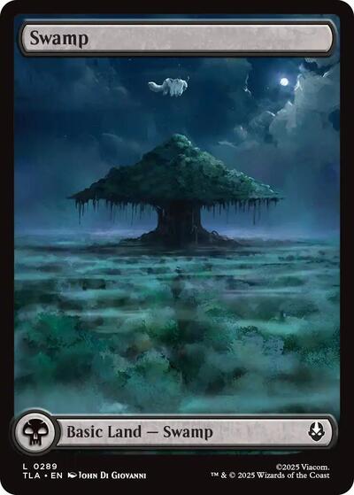 Swamp 0289 (TLA) #289 Land Avatar: The Last Airbender Magic: 2025