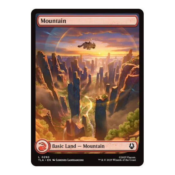 Mountain (0290) (TLA) #290 Land Avatar: The Last Airbender Magic: The Gathering: 2025