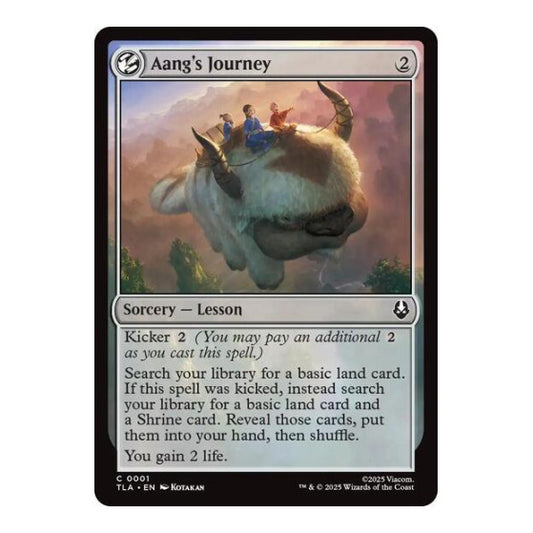 Aang's Journey (TLA) #1 Common Avatar: The Last Airbender Magic: The Gathering: 2025