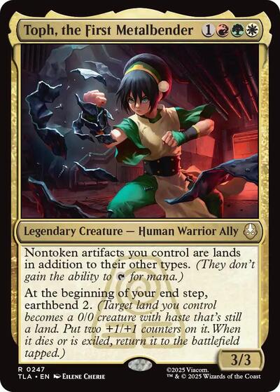Toph the First Metalbender (TLA) #247 Rare (Near Mint) Avatar: The Last Airbender Magic: 2025