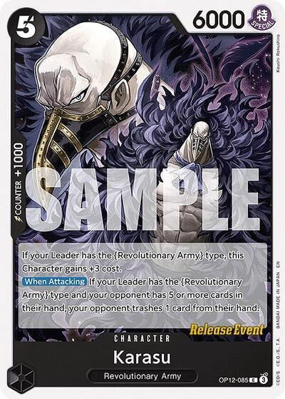 Karasu (OP12 RE) #OP12-085 Common (Near Mint) Legacy of the Master Release Event Cards One Piece Card Game: 2025