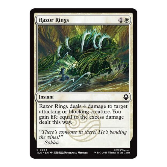 Razor Rings (TLA) #33 Common Avatar: The Last Airbender Magic: The Gathering: 2025