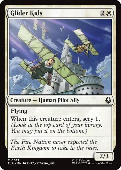Glider Kids (TLA) #21 Common Avatar: The Last Airbender Magic: The Gathering: 2025