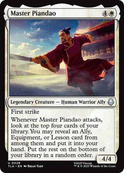 Master Piandao (TLA) #28 Uncommon Avatar: The Last Airbender Magic: 2025