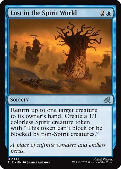 Lost in the Spirit World (TLE) #224 Uncommon Avatar: The Last Airbender: Eternal-Legal Magic: The Gathering: 2025