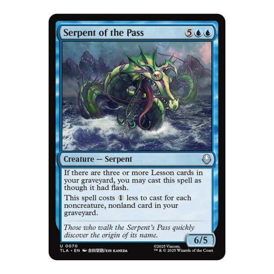 Serpent of the Pass (TLA) #70 Uncommon Avatar: The Last Airbender Magic: The Gathering: 2025